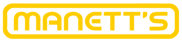 Manett's Mega Shine logo